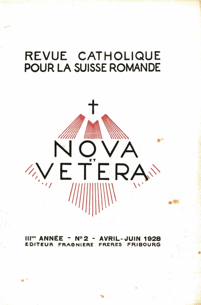 Nova et Vetera | Revue 02/1928