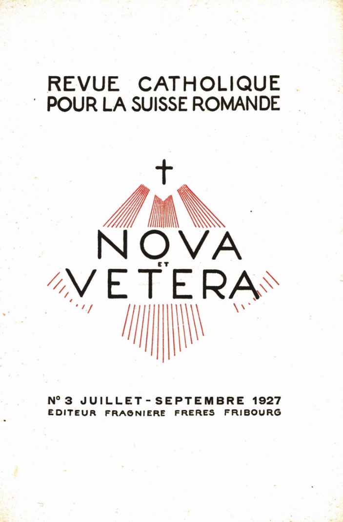 Nova et Vetera | Revue 03/1927